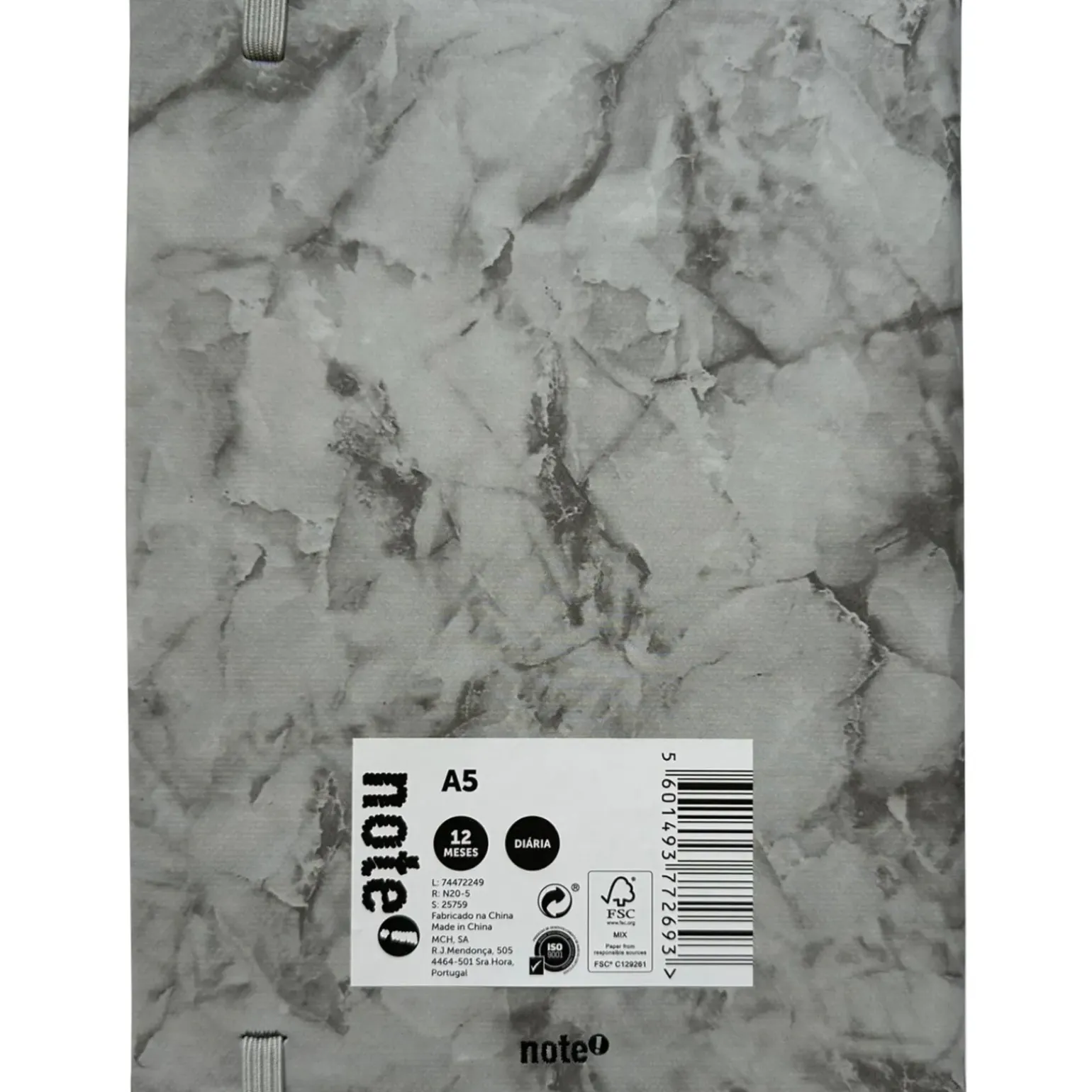 Agenda A5 Marmoreada Note! (artigo sortido)