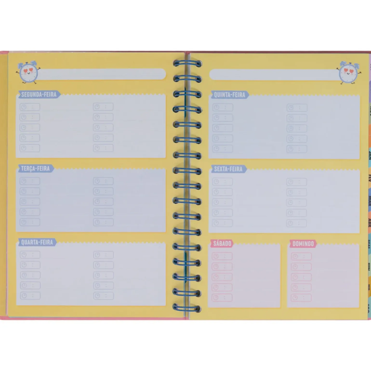 Agenda Wonder 24/25 Semanal Grande - Vou Com Tudo