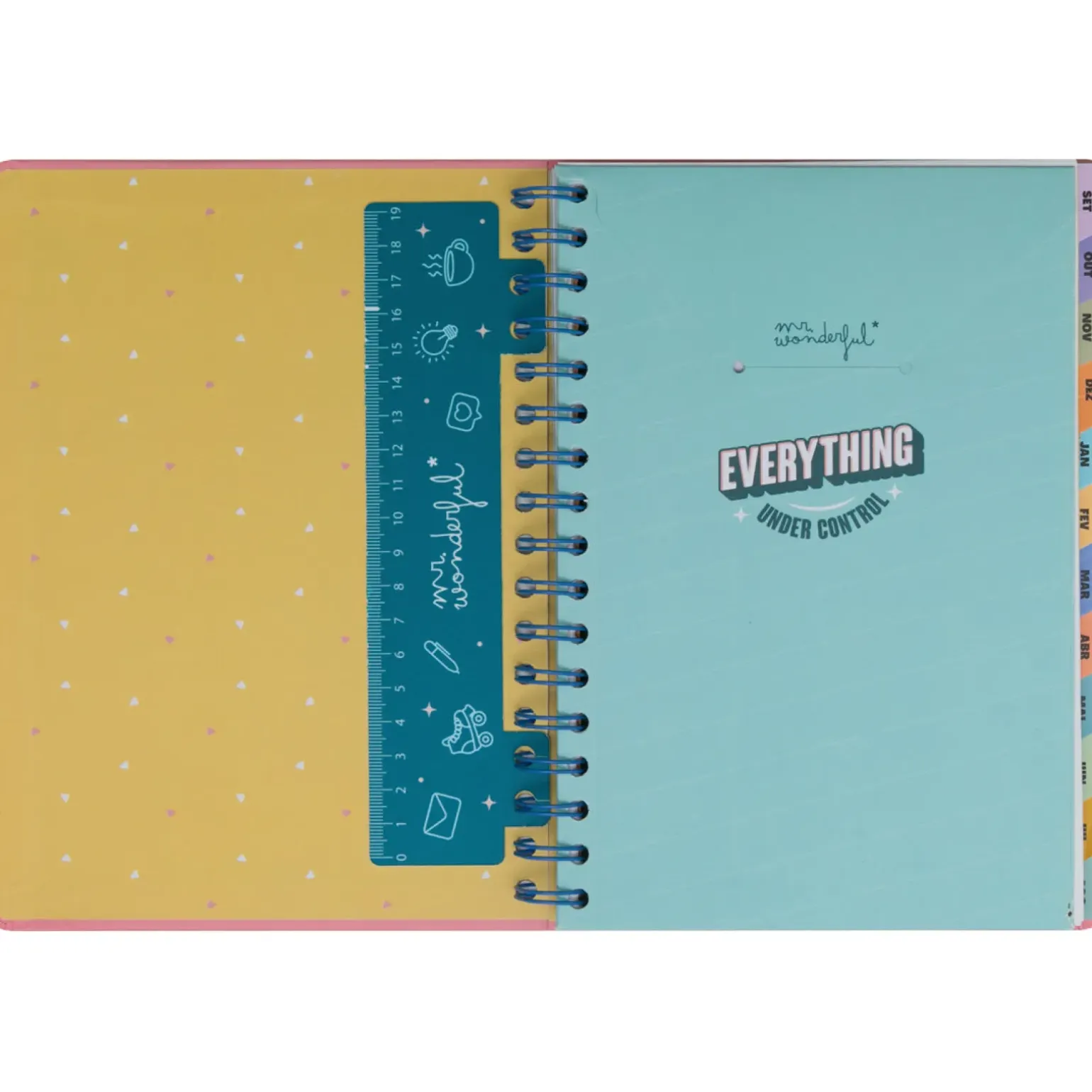 Agenda Wonder 24/25 Semanal Grande - Vou Com Tudo