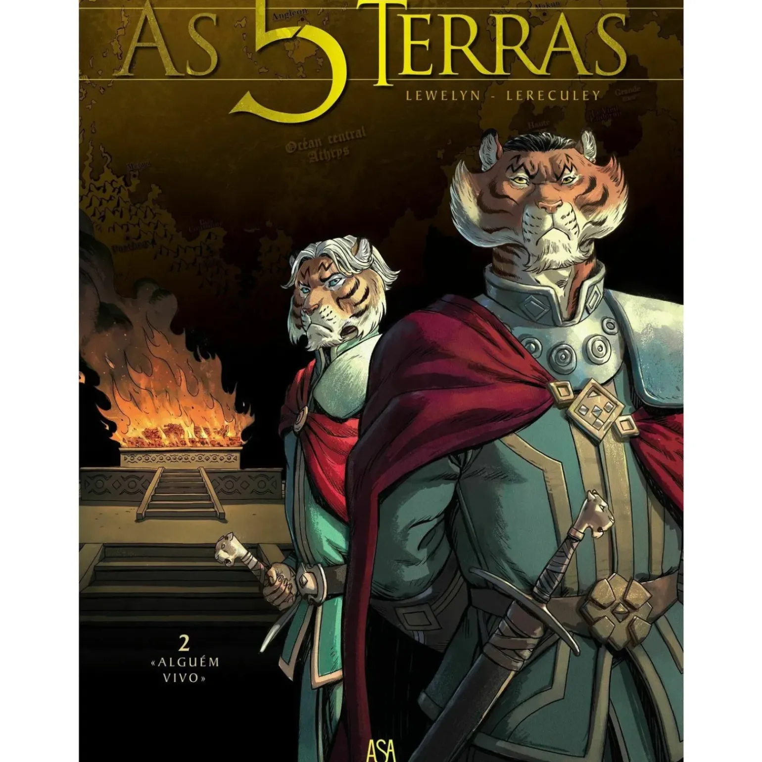 As 5 Terras - Livro 2: «Alguém Vivo» de Lewelyn e Jerome Lereculey