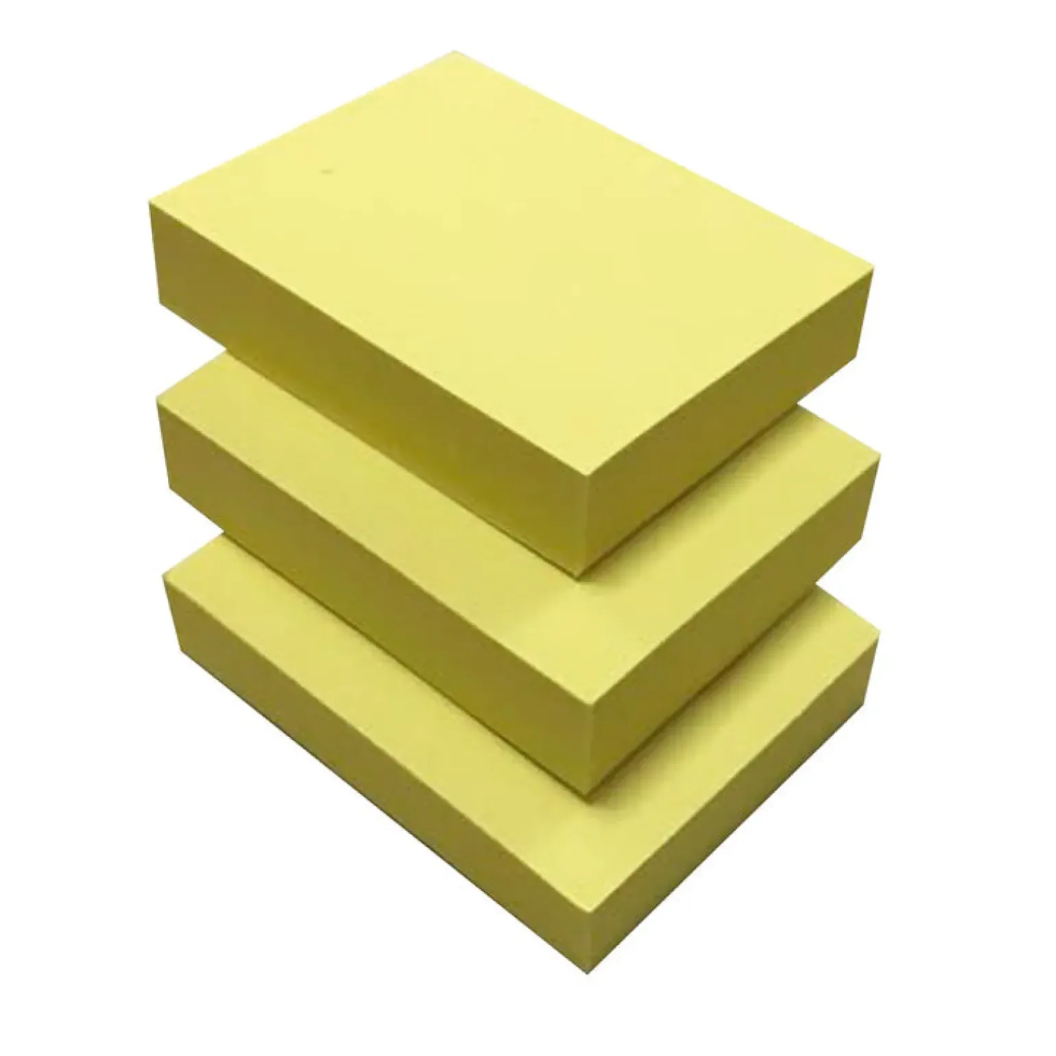 Bloco de Notas Aderente 5 x 4 x 3cm 3 unidades Amarelo Note!
