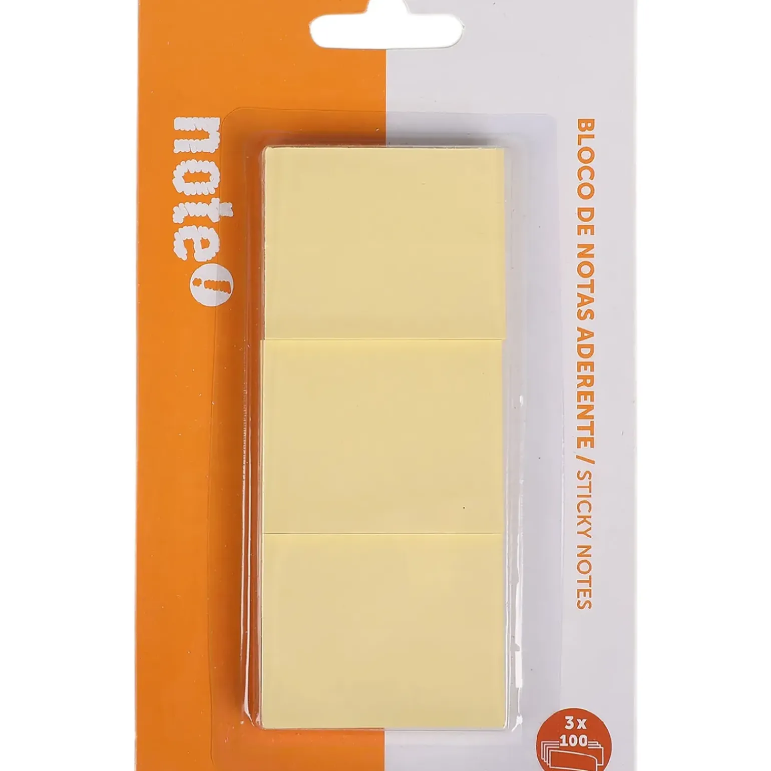 Bloco Notas Aderente 50*40*3 100 Folhas Amarelo Note!