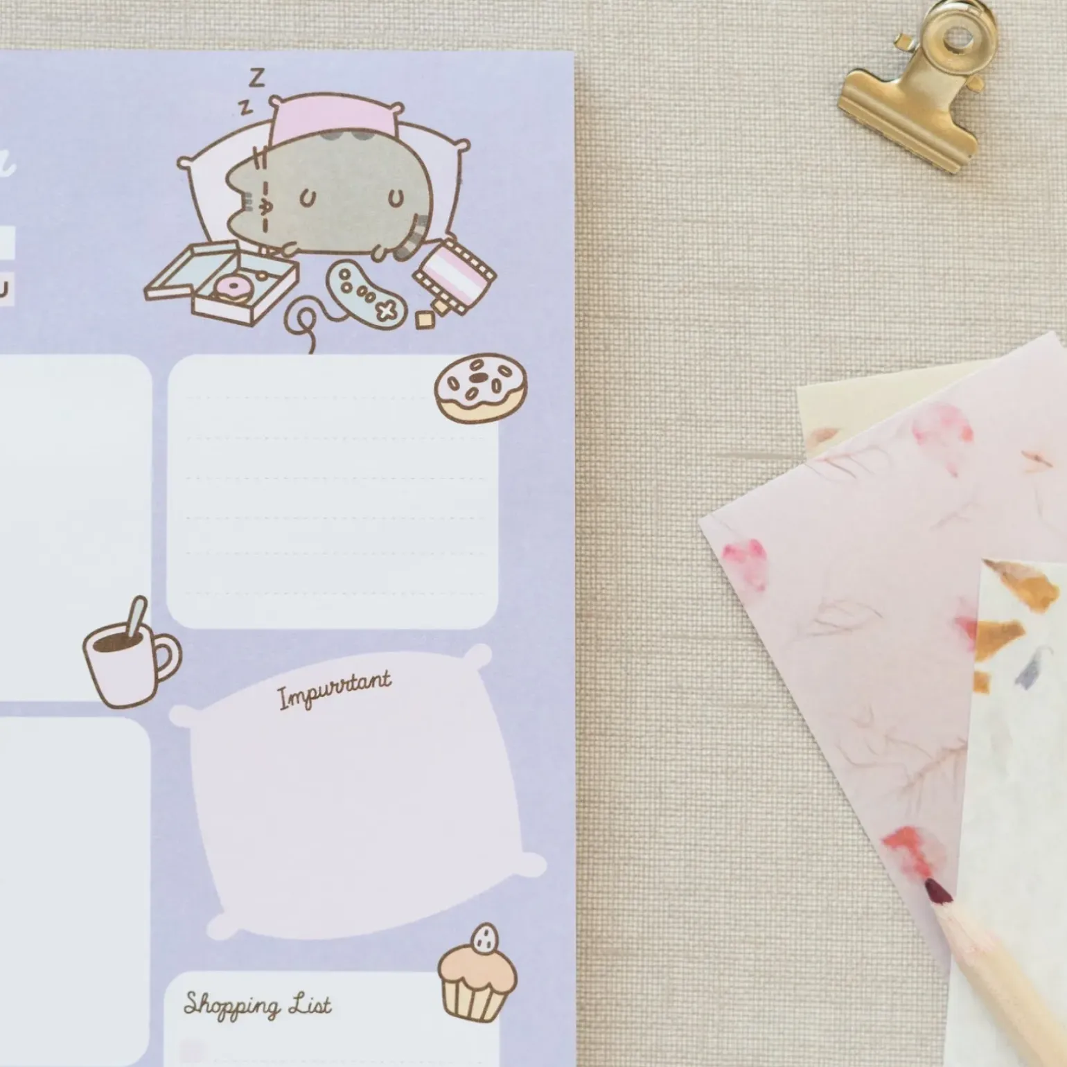 Bloco Notas Aderentes - Pusheen Moments