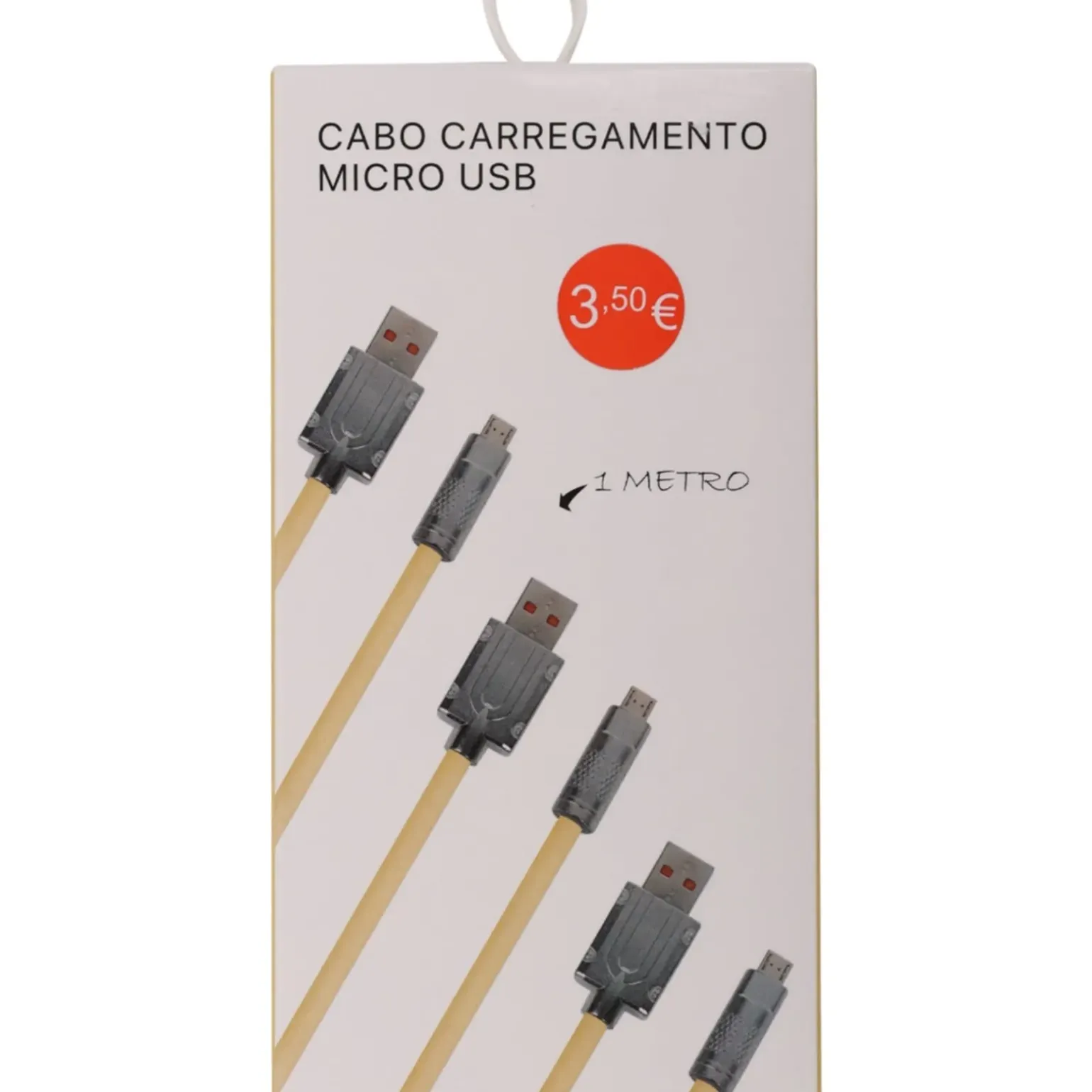 Cabo Carregador Micro USB Pastel 2A 1 Metro