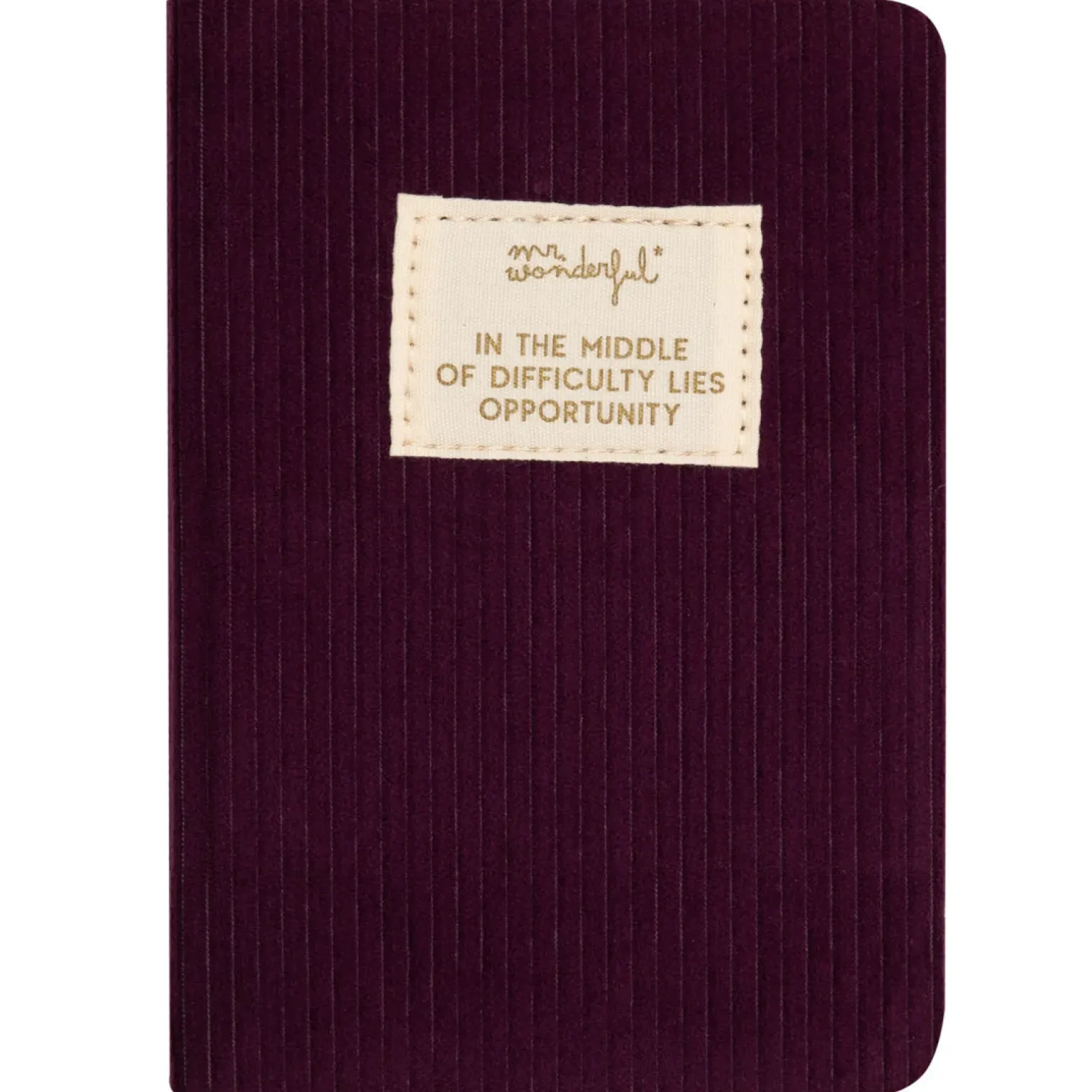 Caderno A6 - Aubergine In The Middle