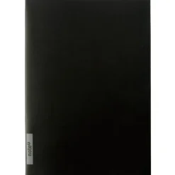 Caderno Agrafado A5 Capa Preta Com Plástico 80 Folhas Note!