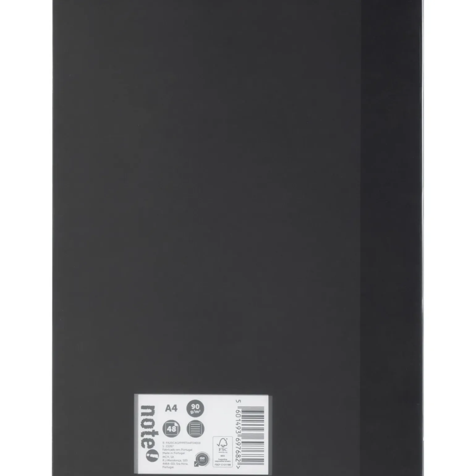 Caderno Agrafado A4 Flex 48 Folhas 90G Pautado Preto Note!