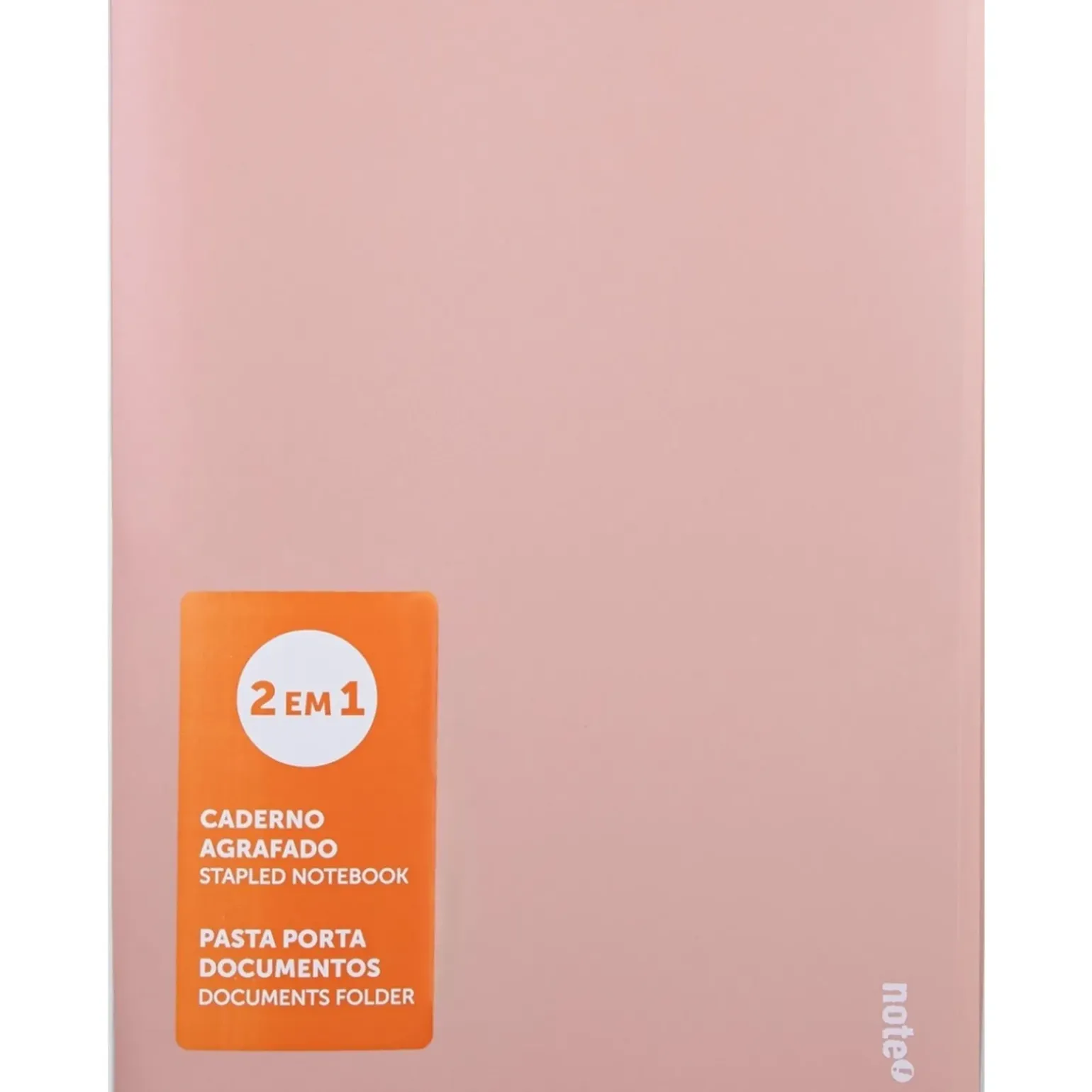 Caderno Agrafado A4 48 Folhas 2Em1 Pastel Note!