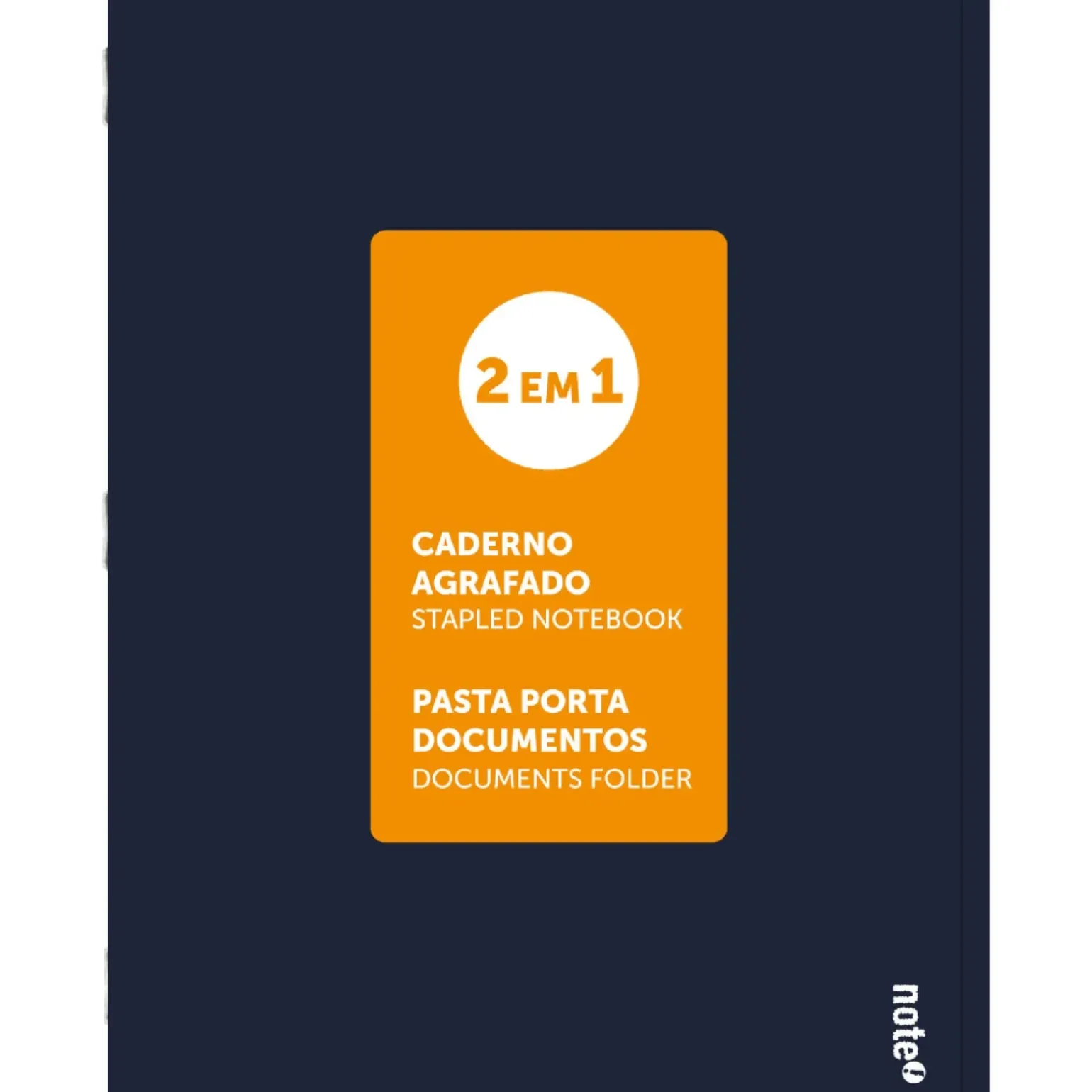 Caderno Agrafado A4 48 Folhas Pautado 2Em1 Note!