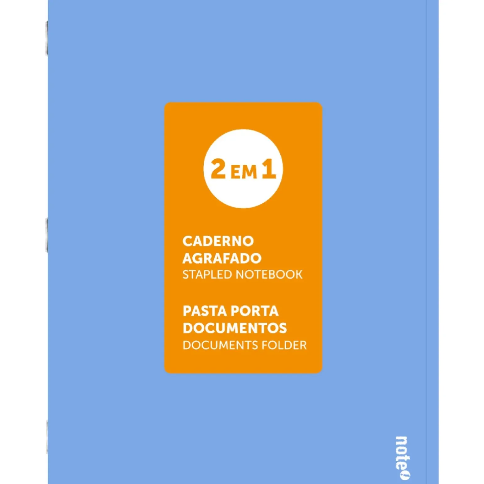 Caderno Agrafado A4 48 Folhas Pautado 2Em1 Note!