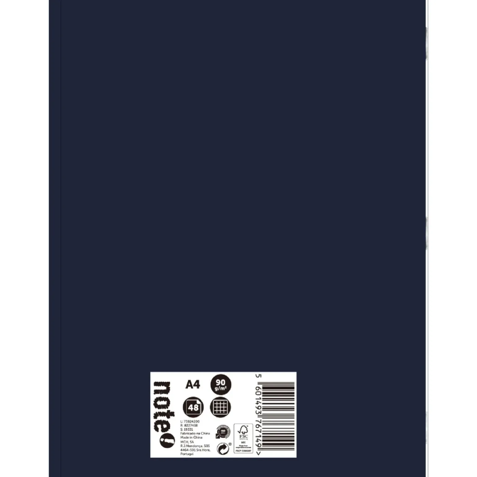 Caderno Agrafado A4 48 Folhas Quadriculado 2Em1 Note!