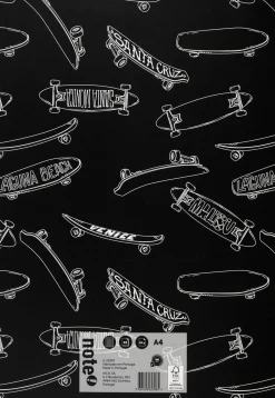 Caderno Agrafado A4 Pautado 40 Folhas 60g Skate Note!
