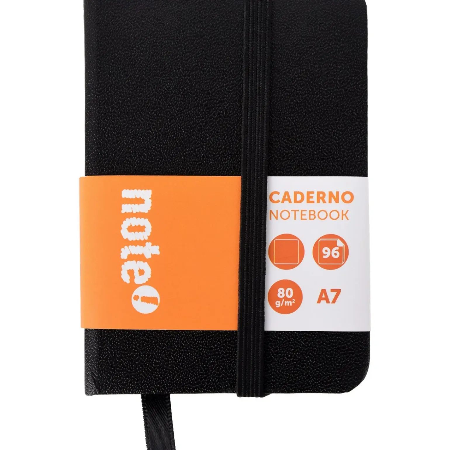 Caderno Agrafado com Elástico A7 Liso