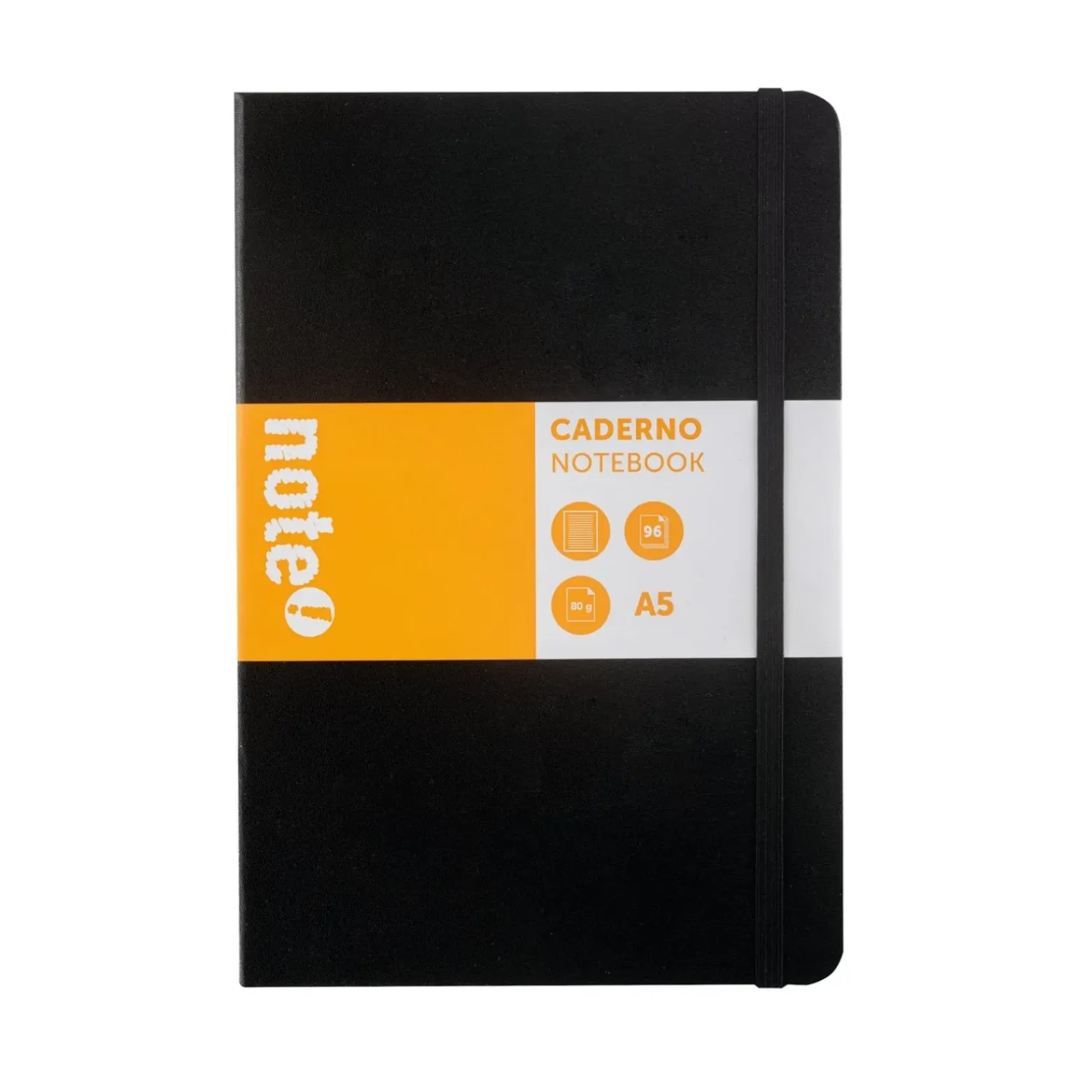 Caderno Agrafado com Elástico A5 Pautado