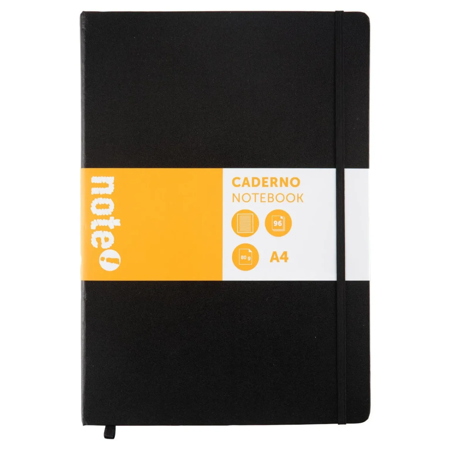 Caderno Agrafado com Elástico A4 Pautado