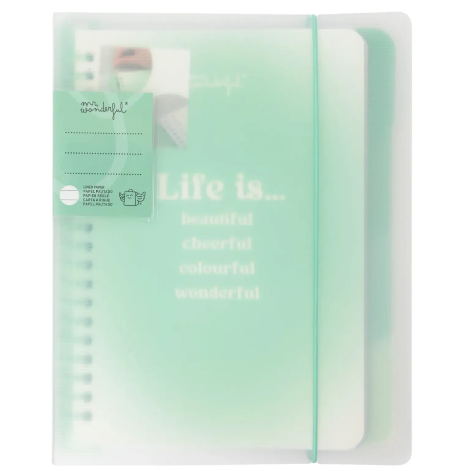Caderno A5 - Life Is Beautiful