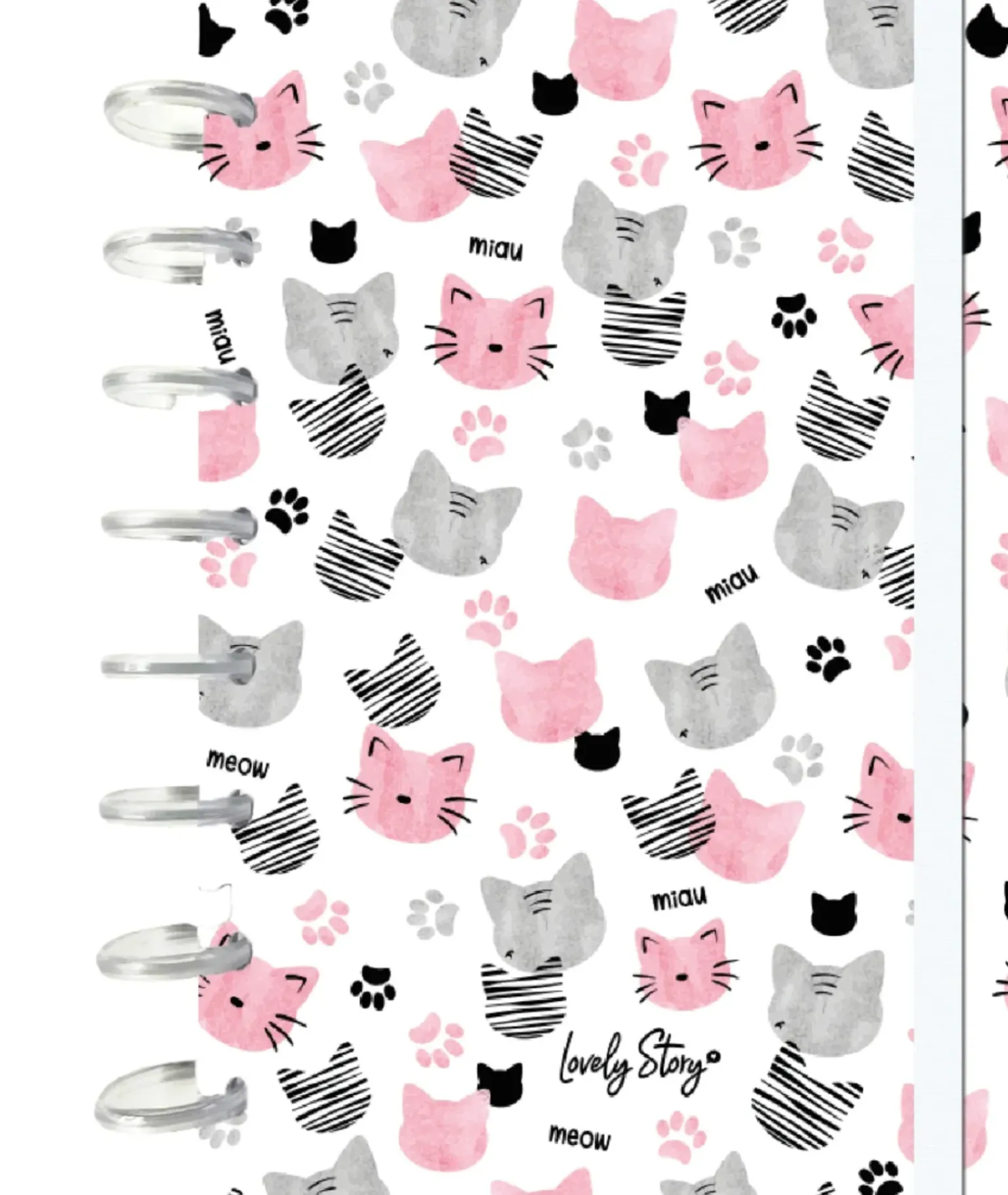 Caderno De Discos A5 Pautado - Ice Miau