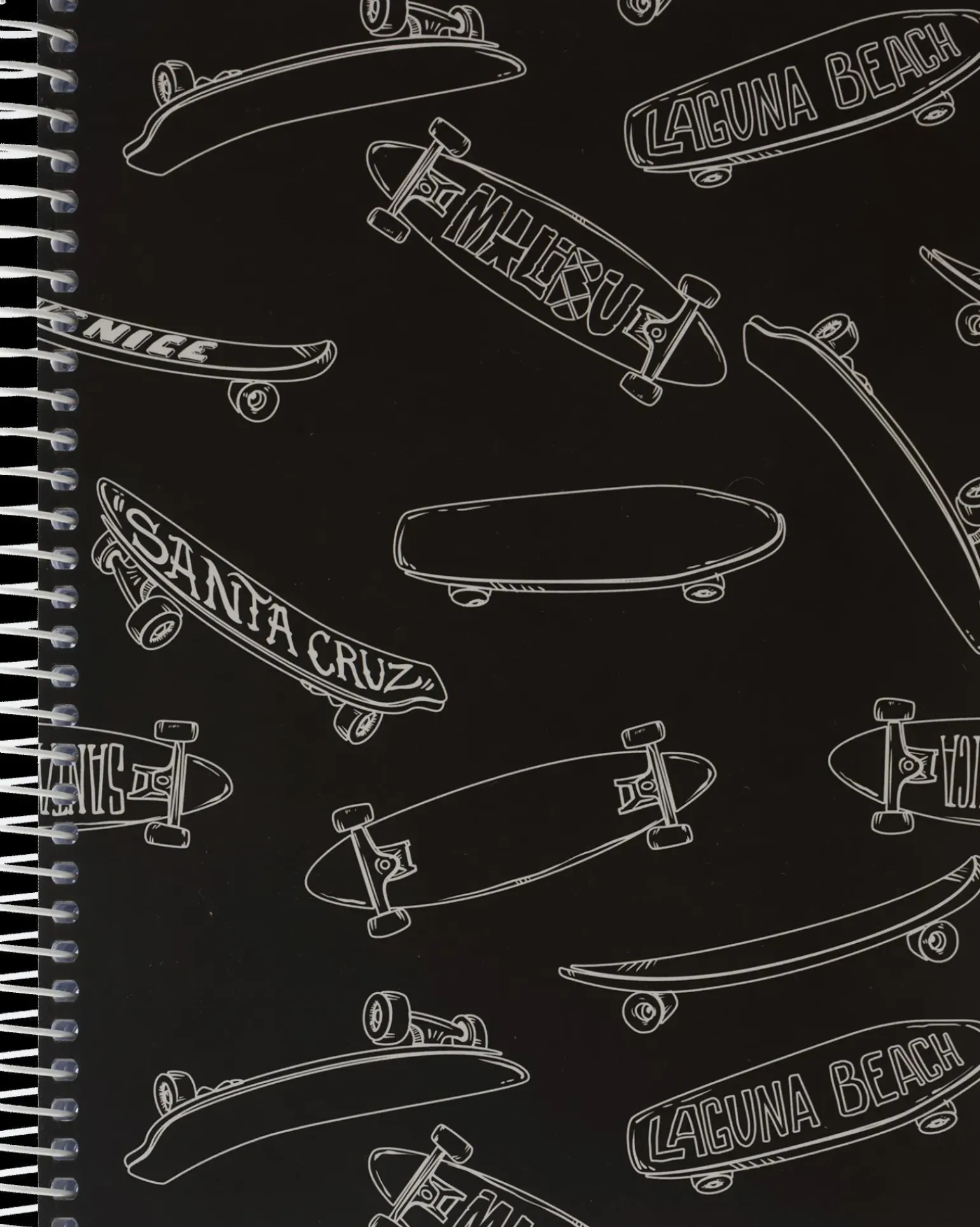 Caderno Espiral A5 Capa Dura 100 Folhas Skate Note!