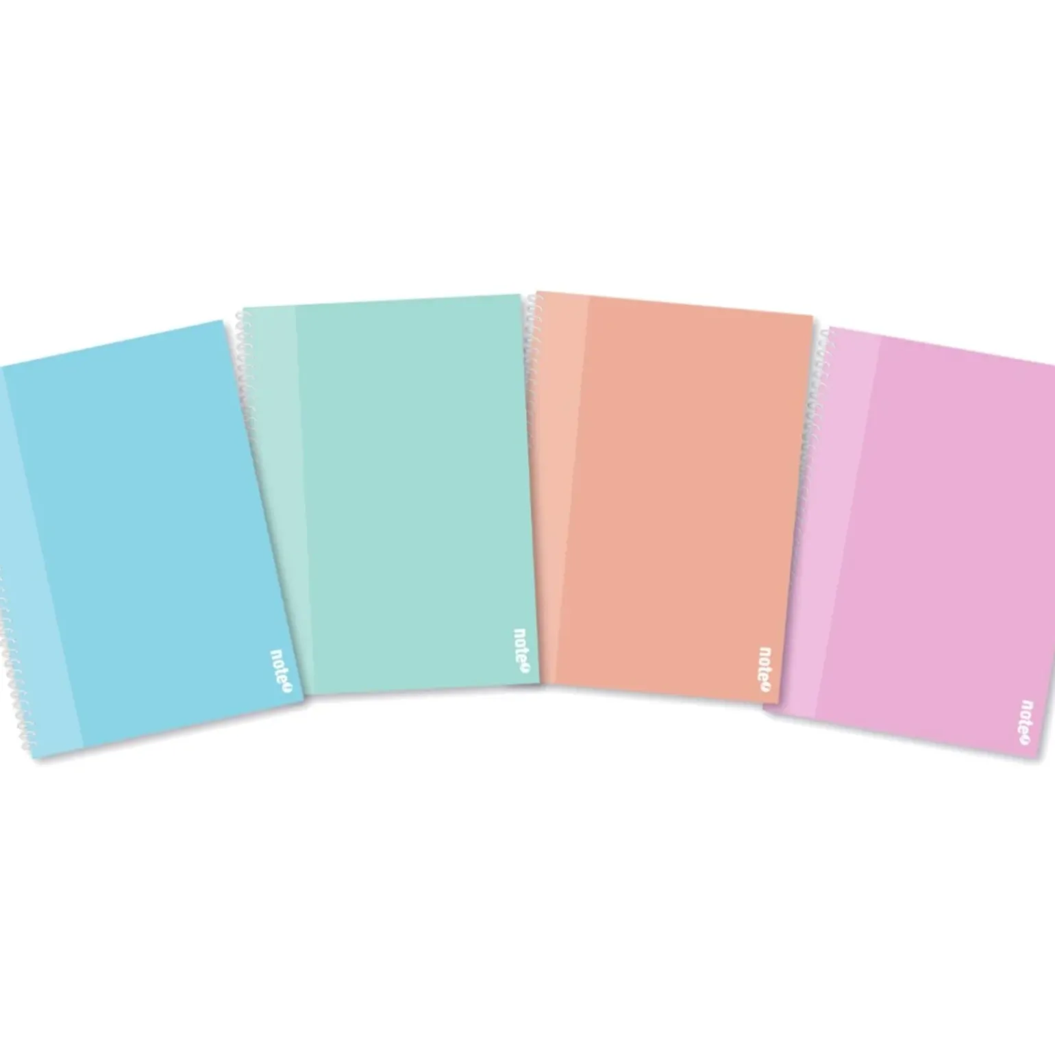 Caderno Espiral A4 Capa dura Quadriculado 100 Folhas 80G Note!