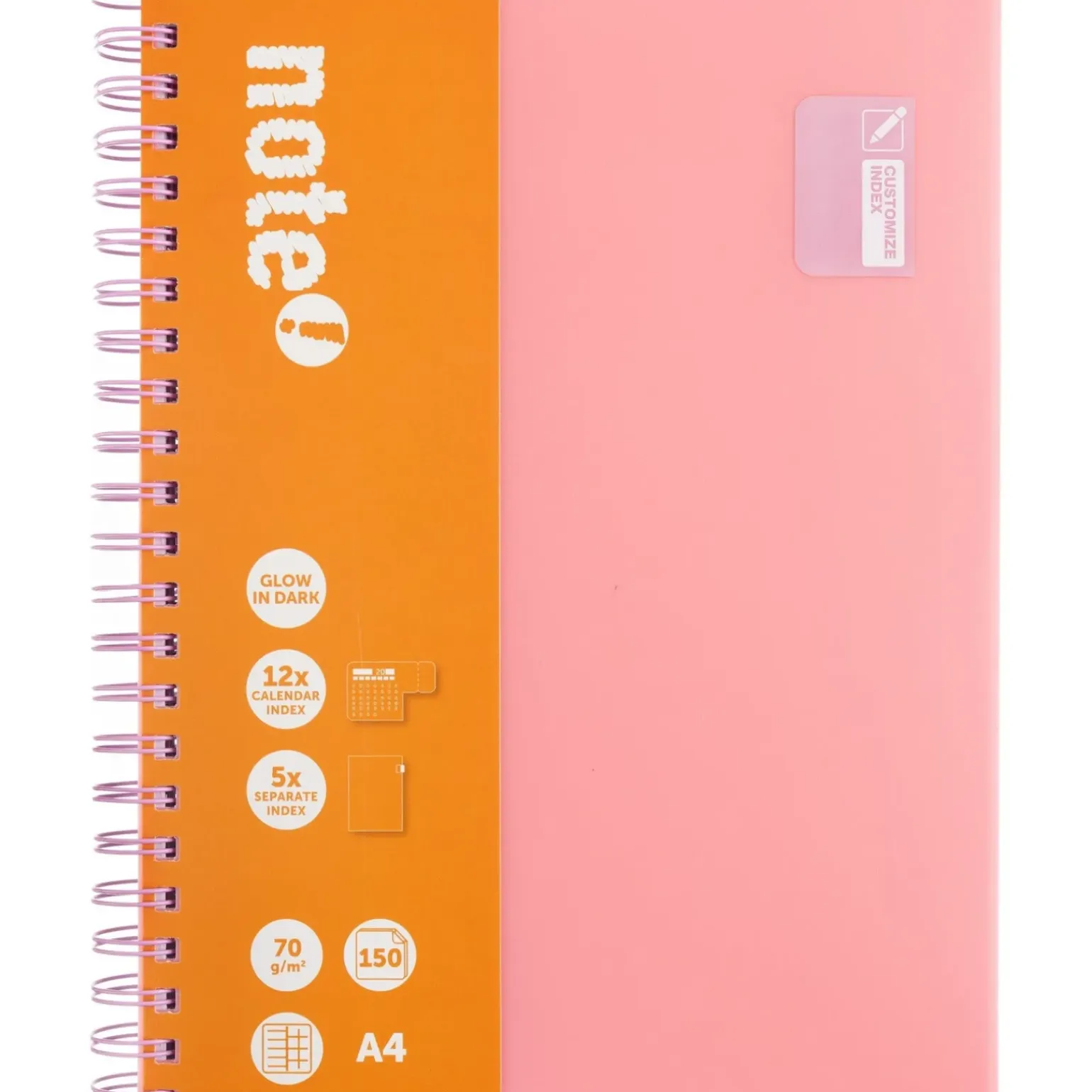 Caderno Espiral A4 Multidisciplinar Com Elástico 120 Folhas