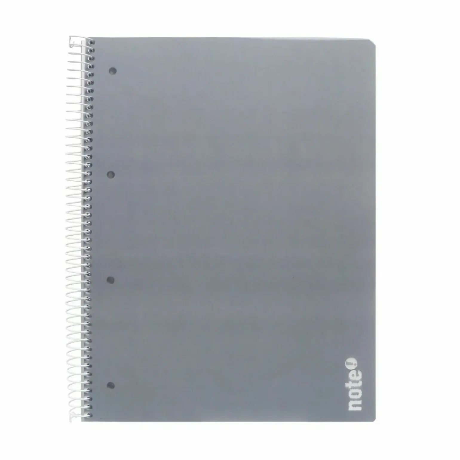 Caderno Espiral A4 Pautado 100 folhas 70g Cinza Note!