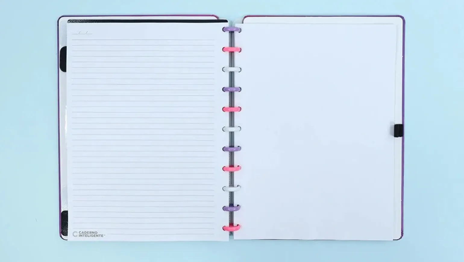 Caderno Inteligente Espiral A5 Ultraviolet by Yasmin Galvão