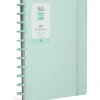 Caderno Smart A4 com Elástico 100 Folhas Verde Pastel Talia