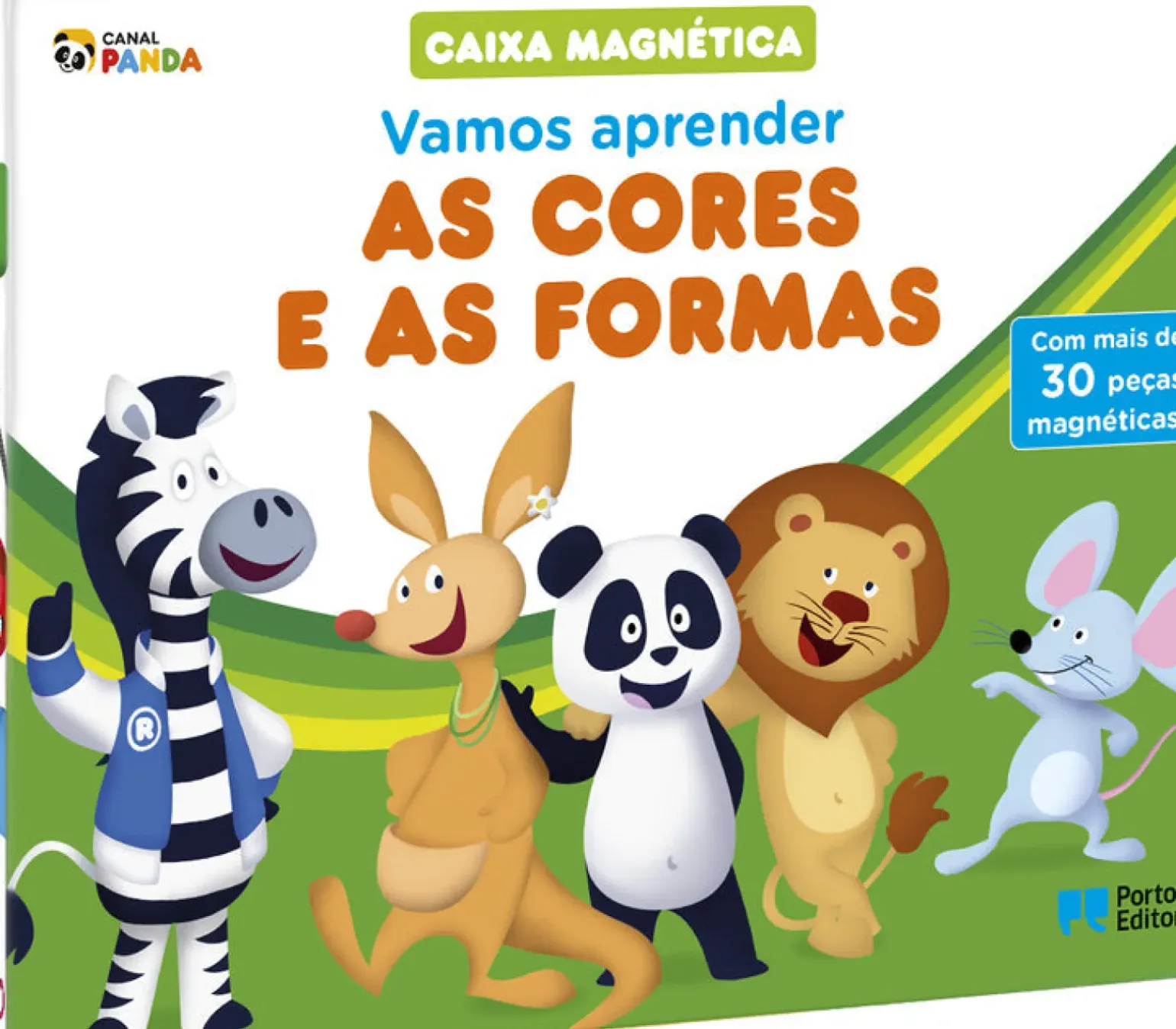 Canal Panda - Vamos Aprender as Cores e as Formas Caixa Magnética