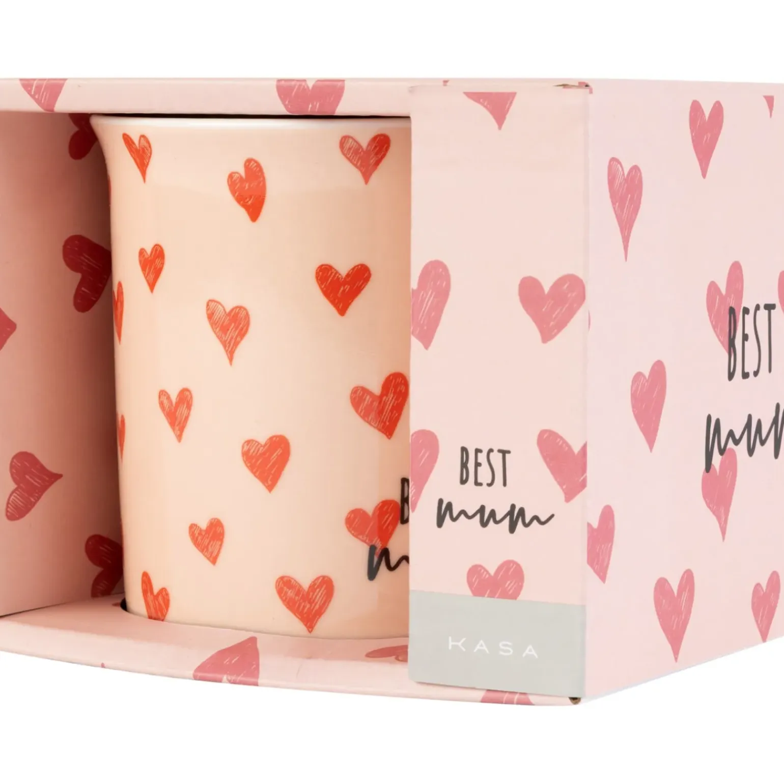 Caneca Corações Best Mum