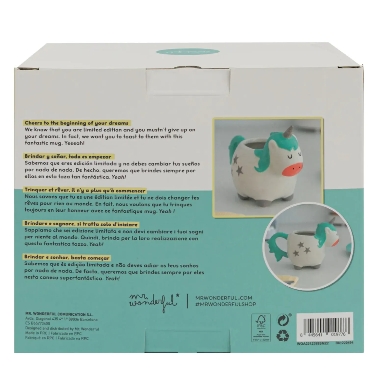 Caneca Magic Collection - Unicórnio