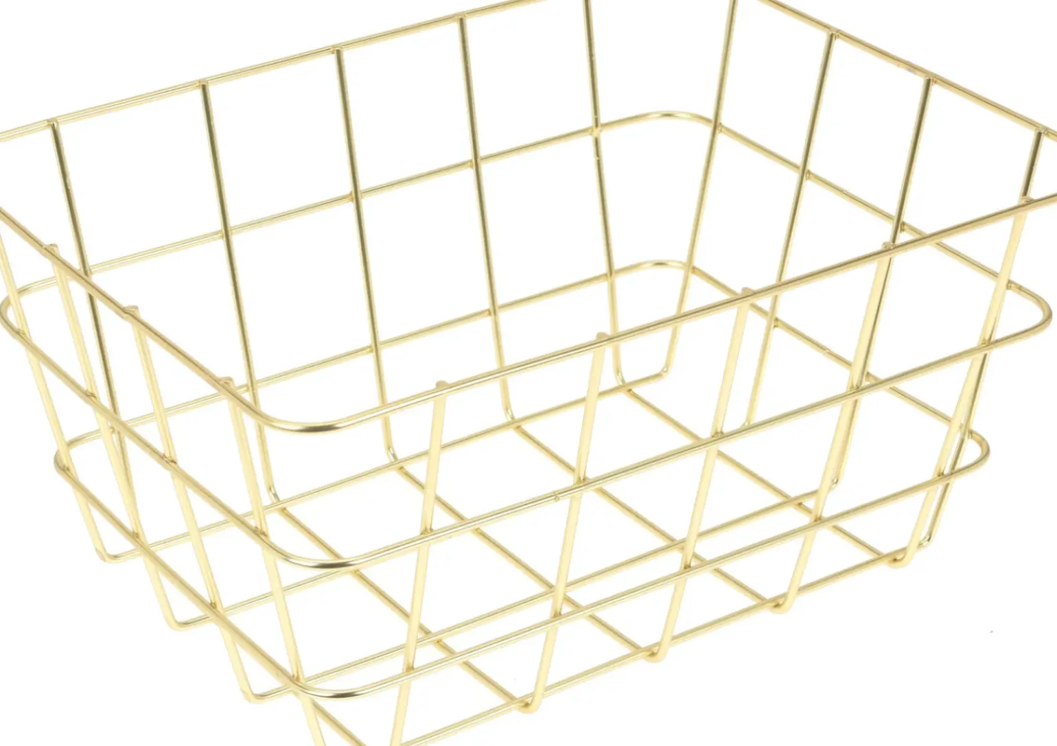 Cesto Papéis Dourado