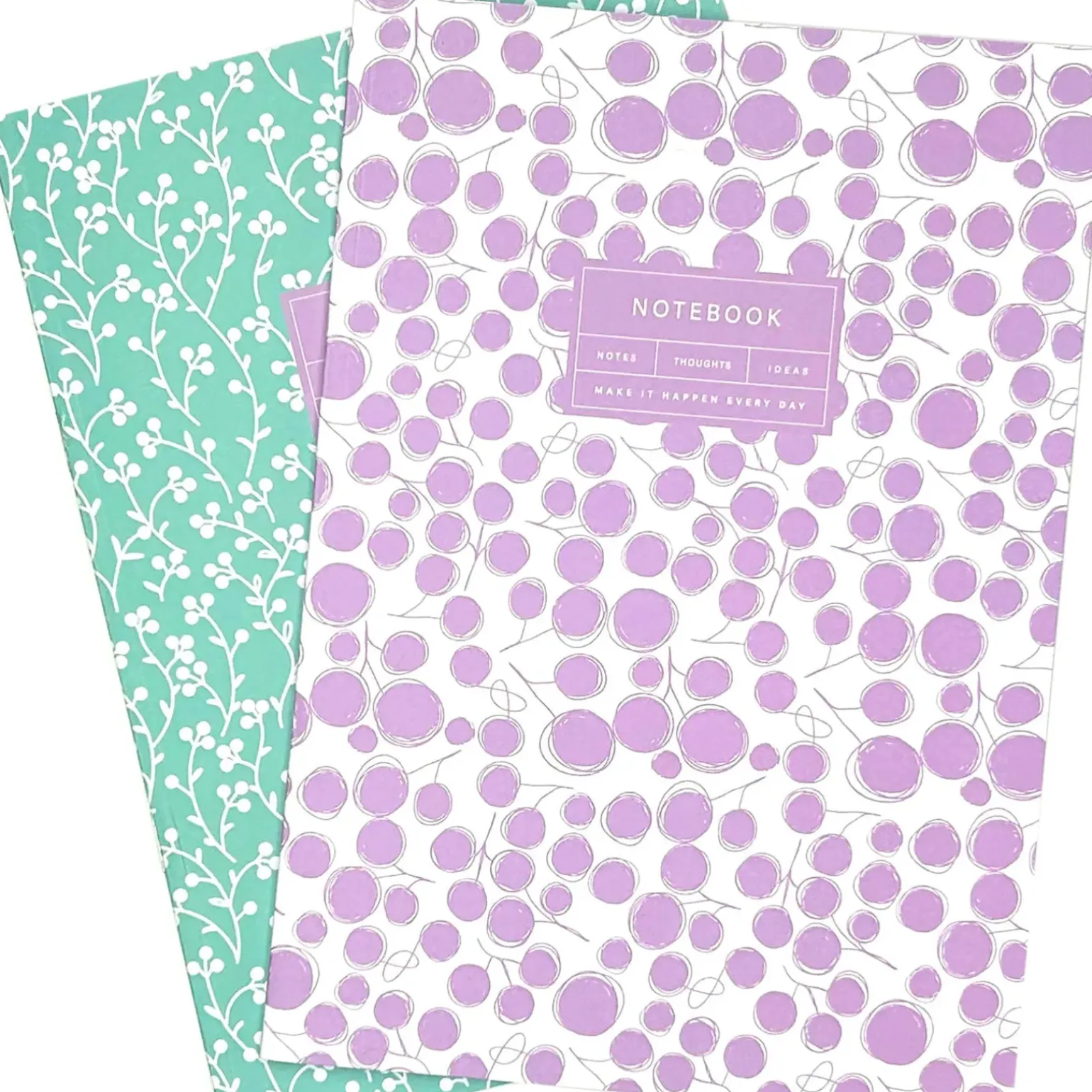 Conjunto 2Caderno Agrafado A5 Liso 96F Bloom Note!
