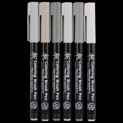 Conjunto de 6 Marcadores Sakura Koi Coloring Brush