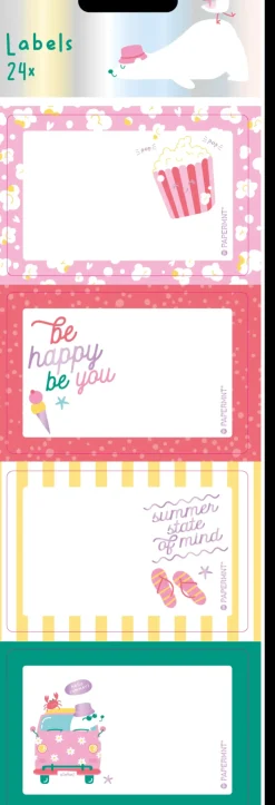 Conjunto 6 Etiquetas - Beach Happy