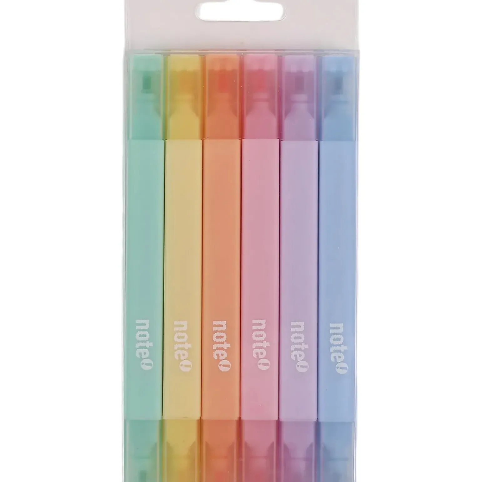 Conjunto 6 Marcadores Fluor Pastel
