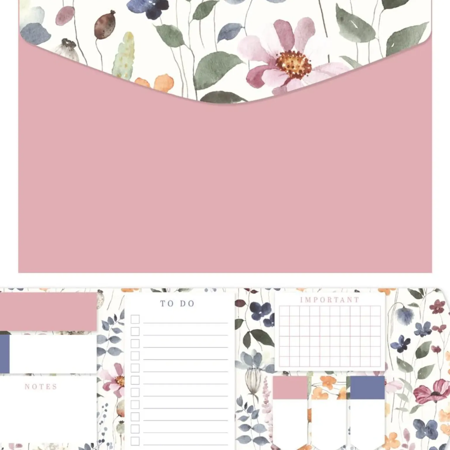 Conjunto Notas Aderentes - Wild Bloom