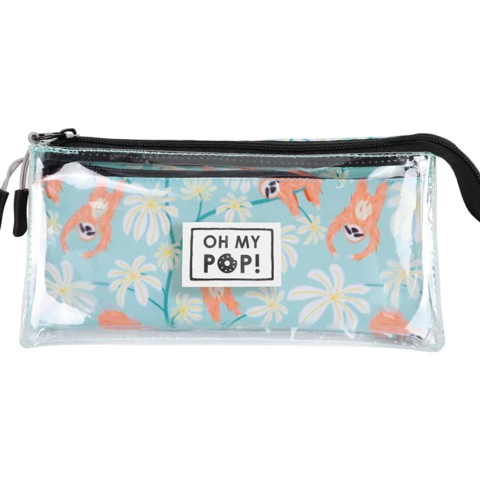 Estojo Triplo - Clear Lazy Oh My Pop