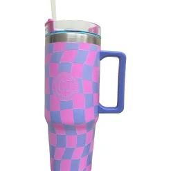 Garrafa 900Ml Smiley Chess Marshmallow
