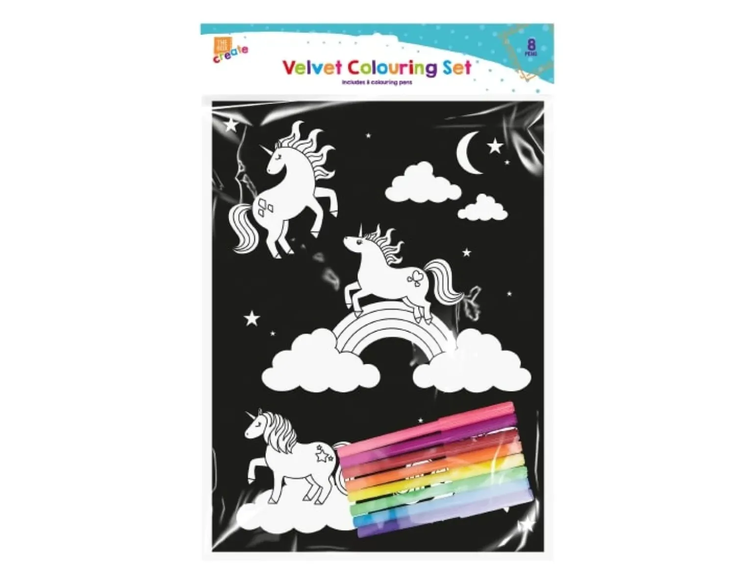 Kit Colorir Velvet Com Canetas Filtro