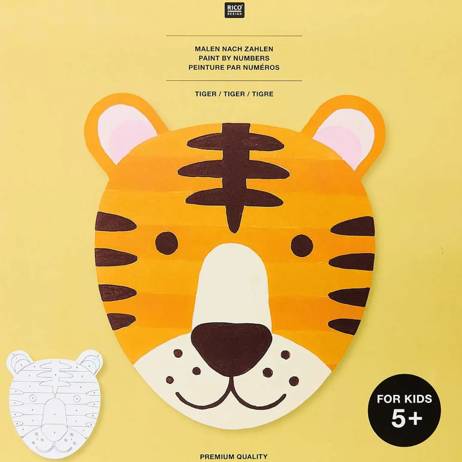 Kit Pintura Por Números - Kids Tigre