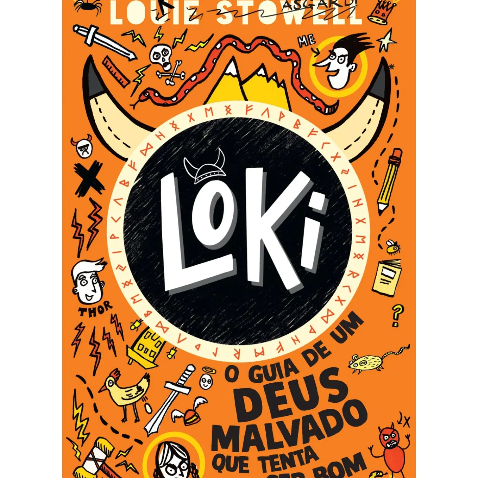 Loki - o Guia de um Deus Malvado que Tenta Ser Bom de Louie Stowell