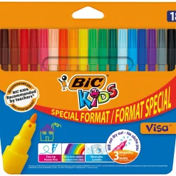 Marcador Colorir Kids Visa 18 Unidades Bic