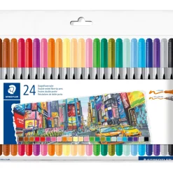 Marcadores Colorir Duplo Sortido 20+4 Unidades Staedtler