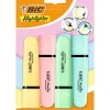 Marcador Fluor Flat Sortido Pastel 4 Unidades Bic