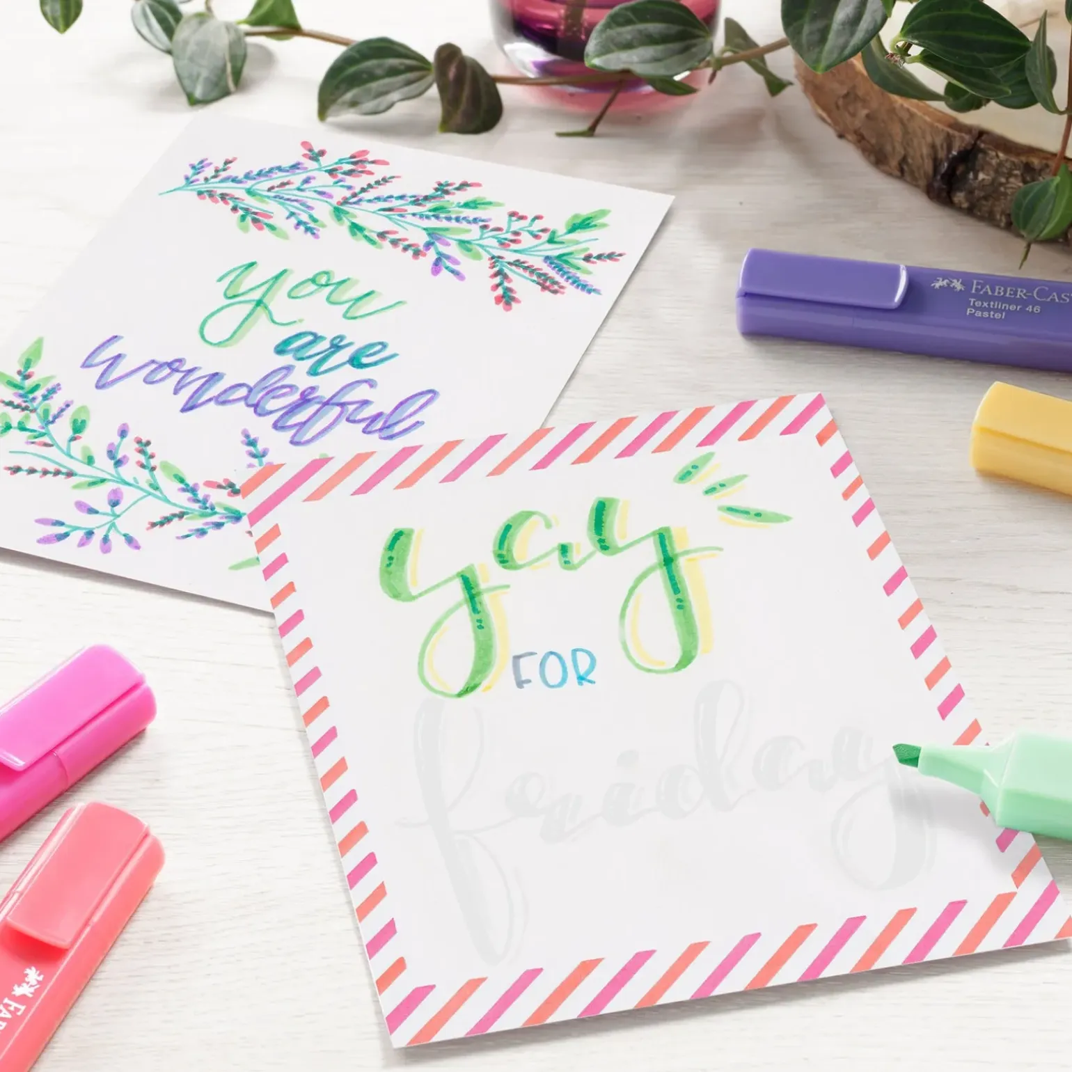 Marcador Fluor Pastel Pêssego Faber Castell