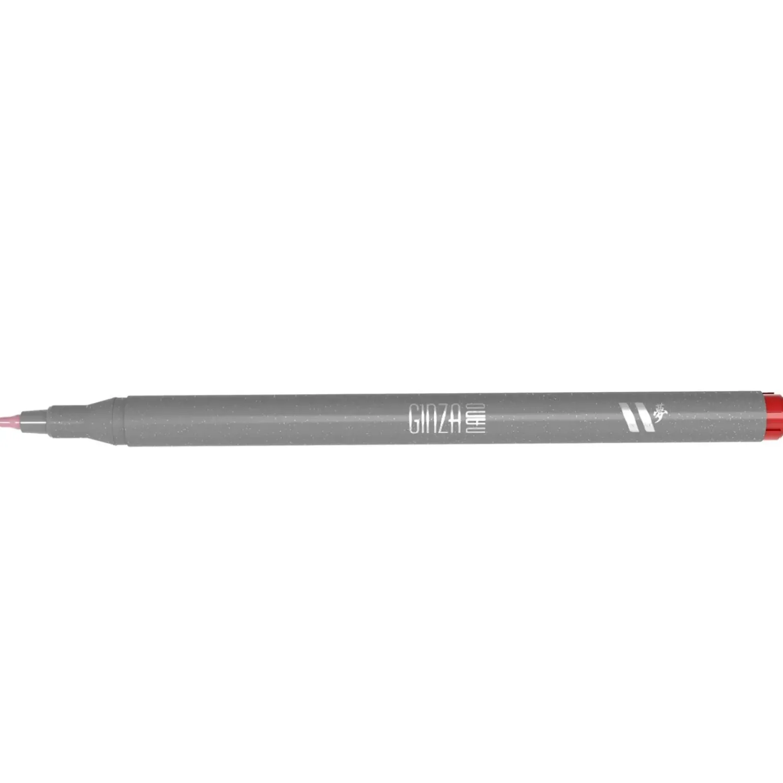 Marcador Ginza Nano Brush Pen Vermelho
