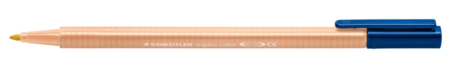 Marcador Ponta Fibra Triplus Pêssego
