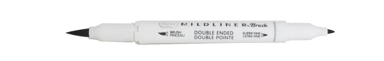 Marcador 2 Pontas Brush Pen Cool + Refined Cinza