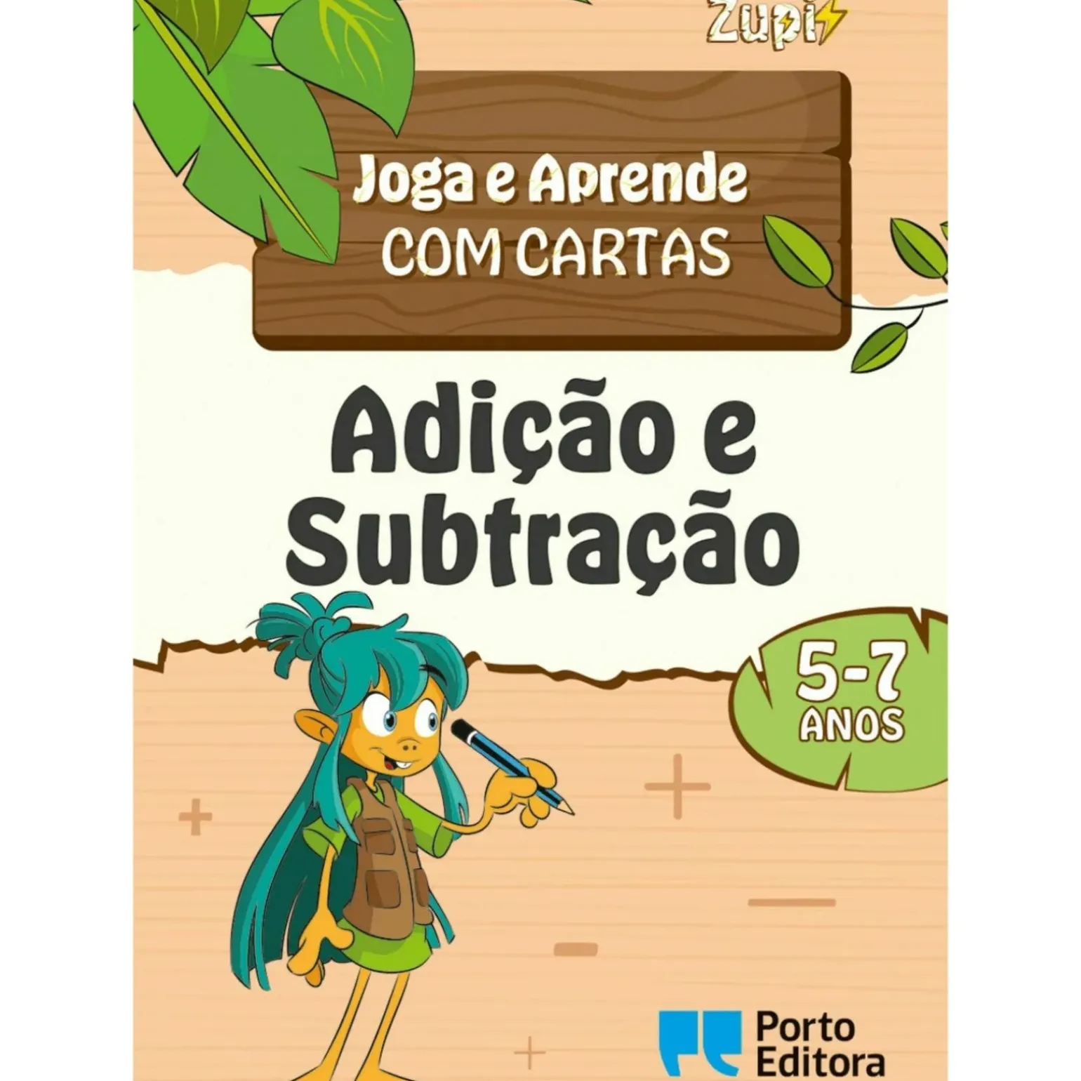 Missão Zupi - Adição e Subtração - Joga e Aprende com Cartas - 5-7 Anos