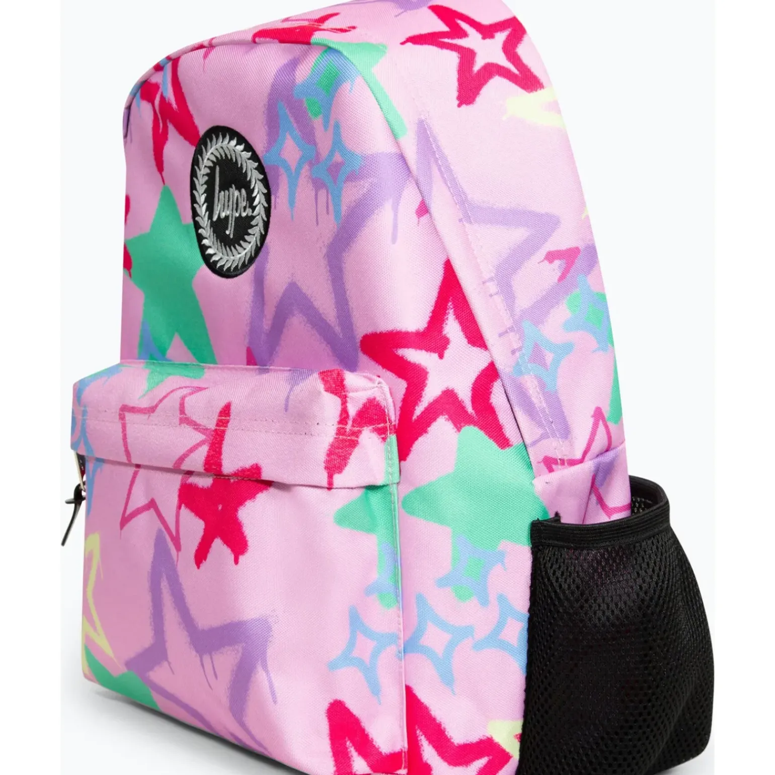 Mochila Graffiti Stars Badge Rosa Hype
